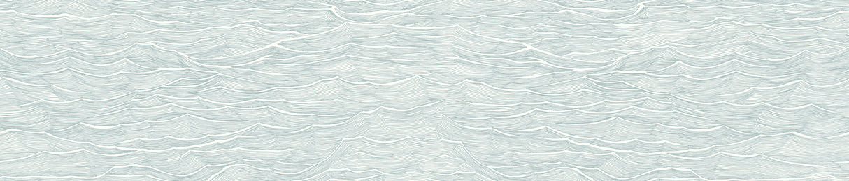 Hla027 100dpi Waves Light Blue Poster och Canvastavla