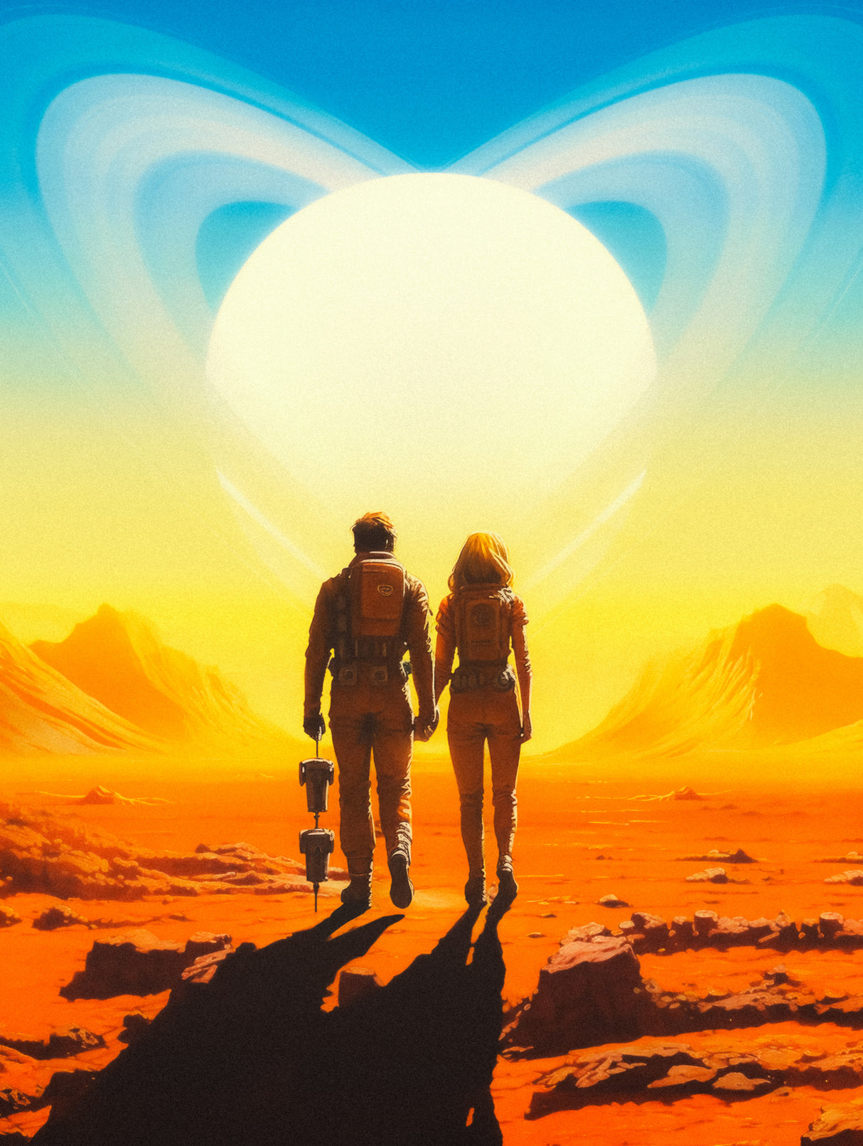 Saturn Love Poster och Canvastavla
