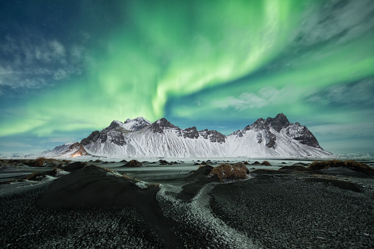 Stokksnes Aurora Poster och Canvastavla