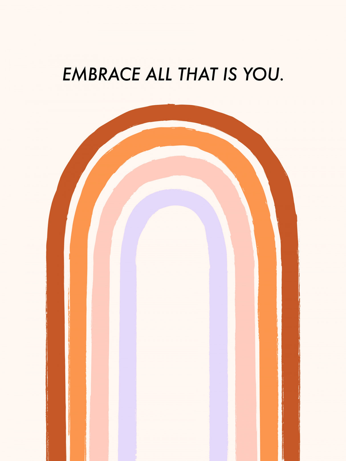 Embrace All That Is You Poster och Canvastavla