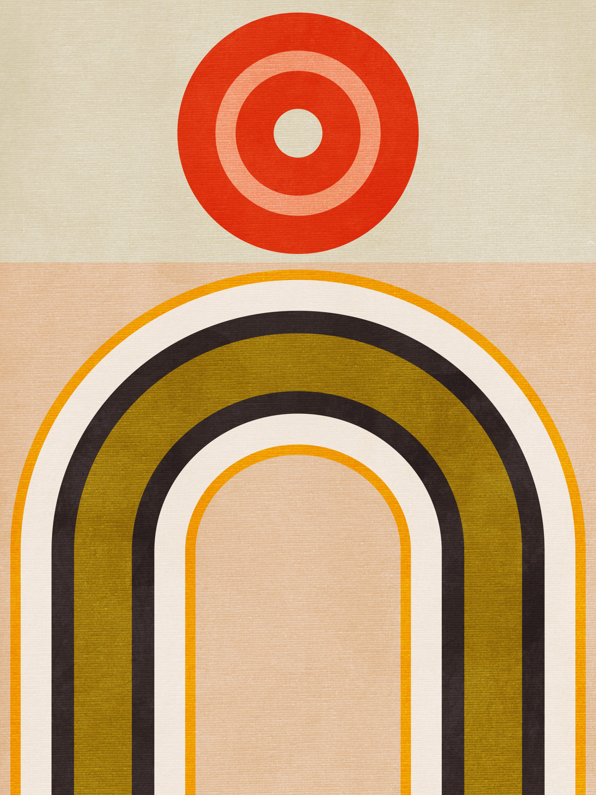 Rainbow Suns 9 Poster och Canvastavla