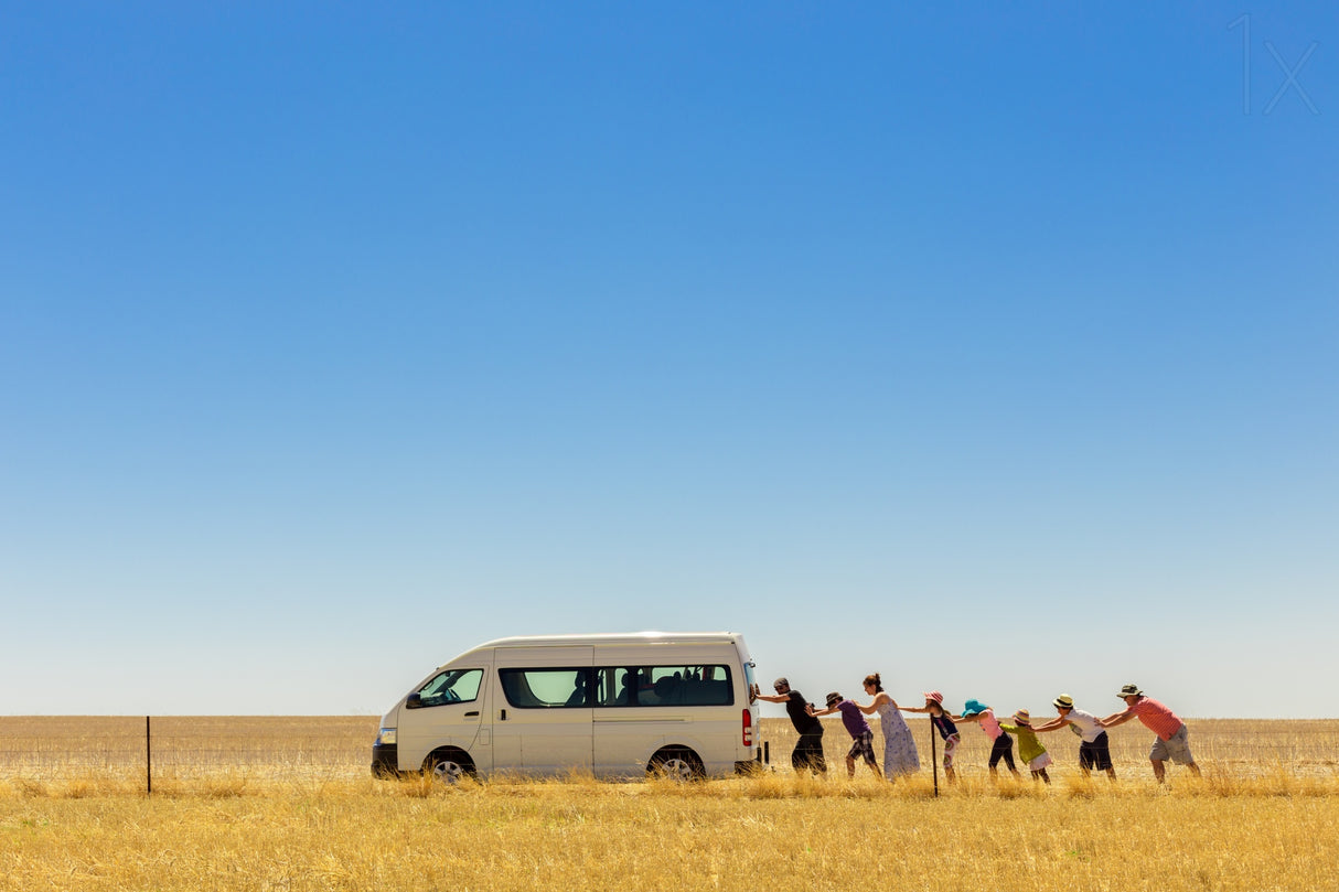 2.500 Km around Australia Poster och Canvastavla