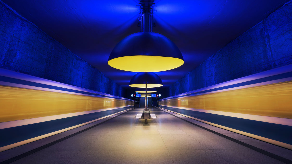 Underground lights Poster och Canvastavla