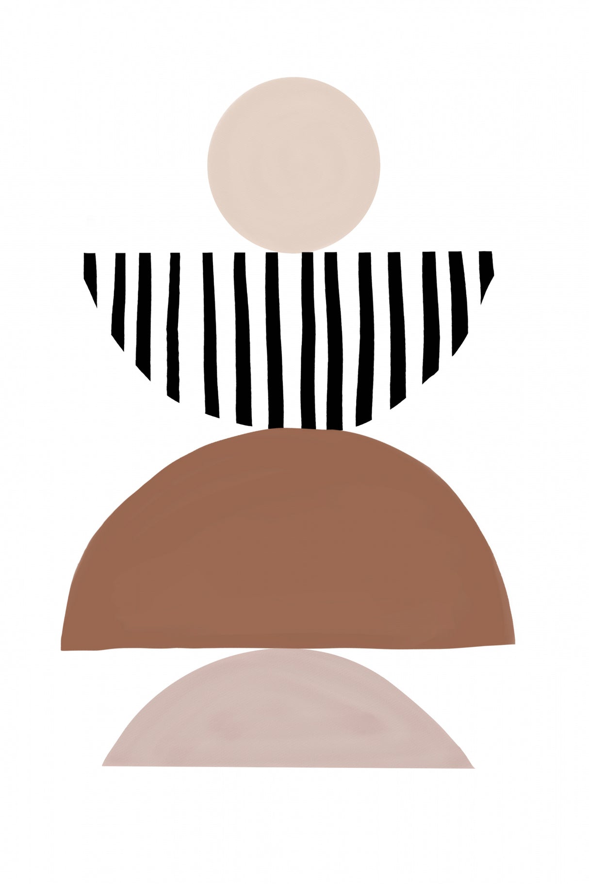 Geometric Abstract Art Poster och Canvastavla