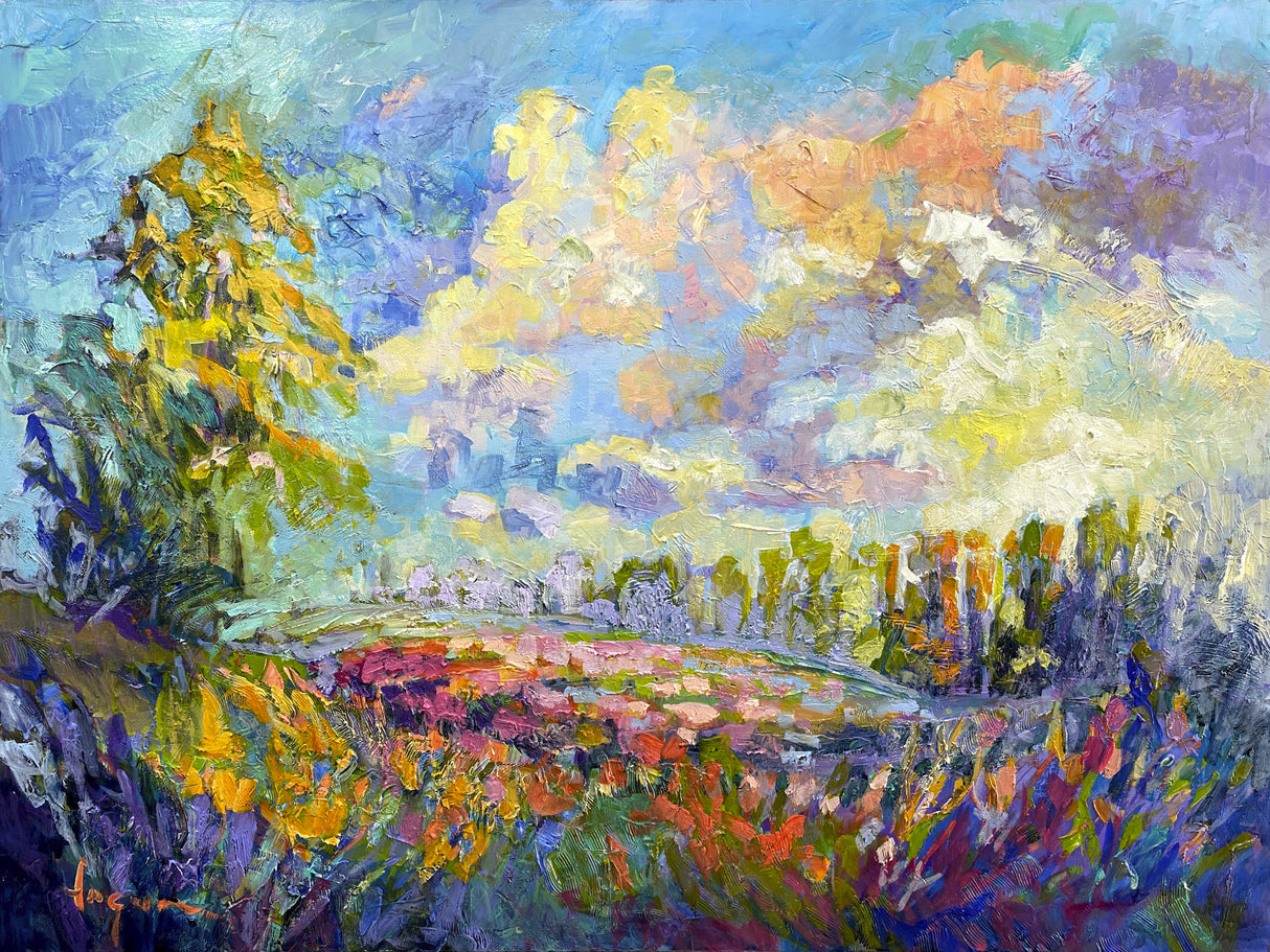 Df2021high On a Hill With a Cloud and a Prayer Poster och Canvastavla