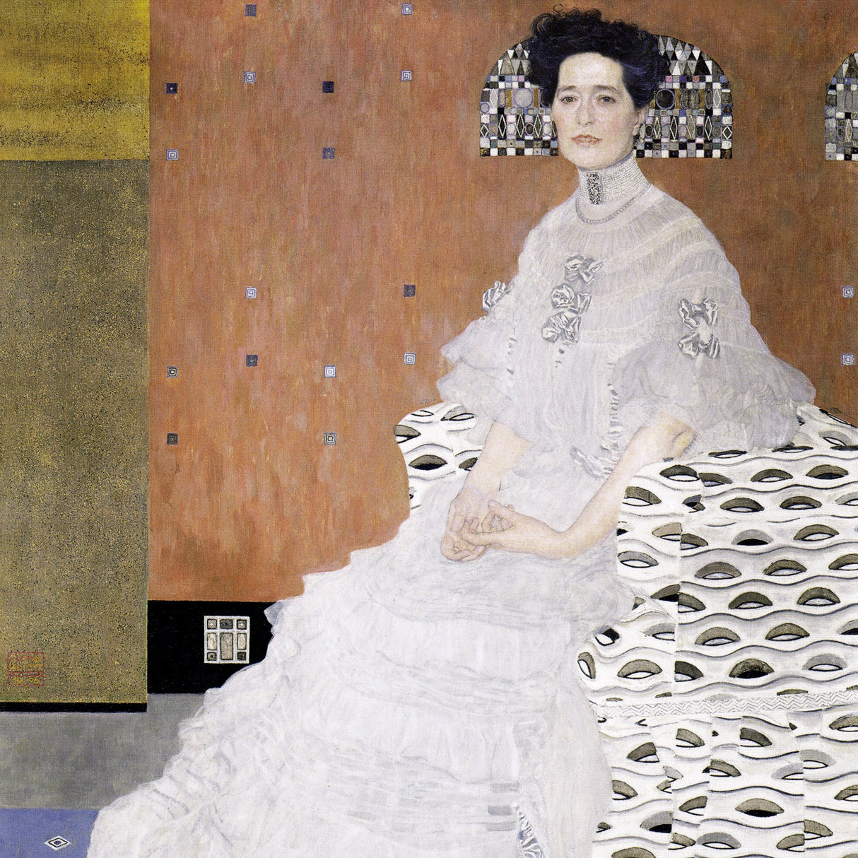 Bildnis Fritza Riedler (1906) Poster och Canvastavla