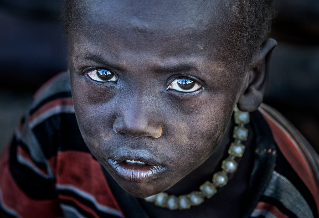 Pokot tribe child -II -Kenya Poster och Canvastavla