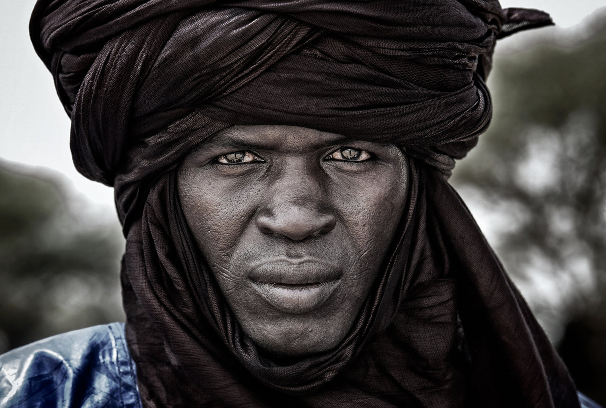 Peul man - Niger Poster och Canvastavla