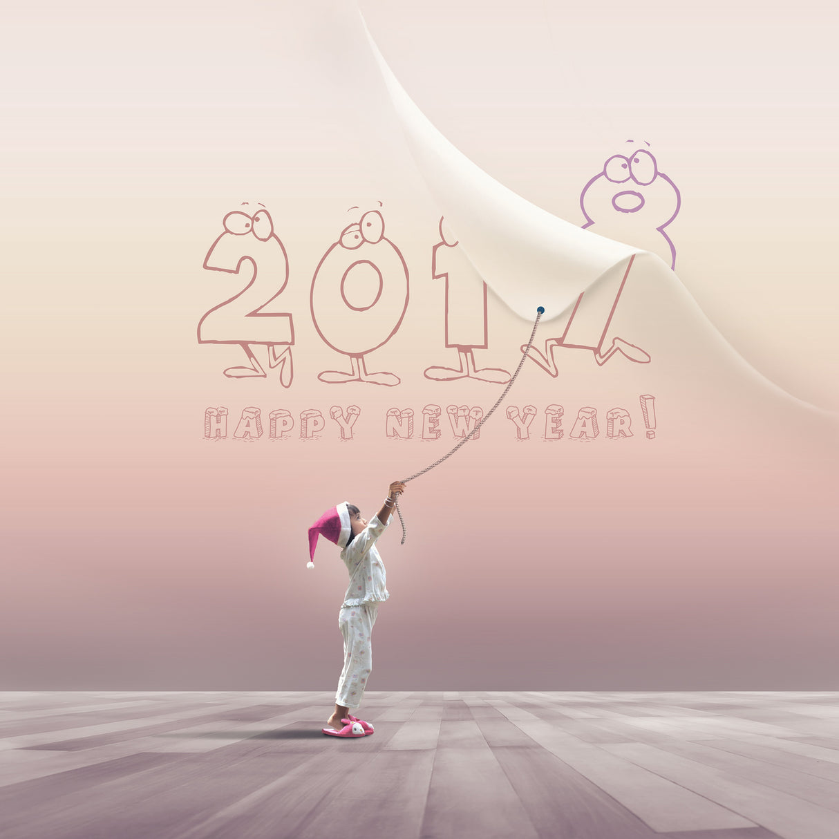 Happy New Year! Poster och Canvastavla
