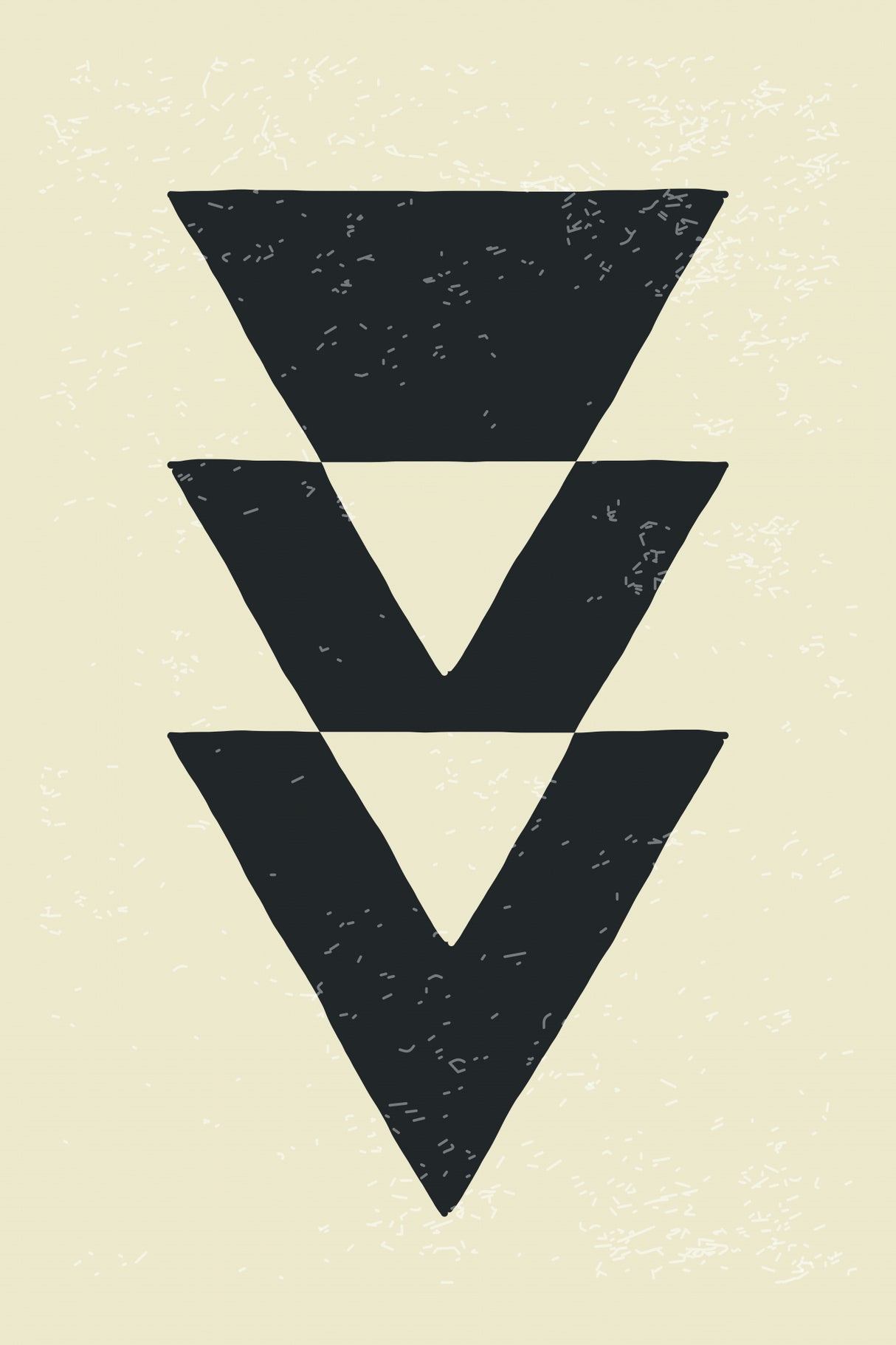 Abstract Triangles #4 Poster och Canvastavla