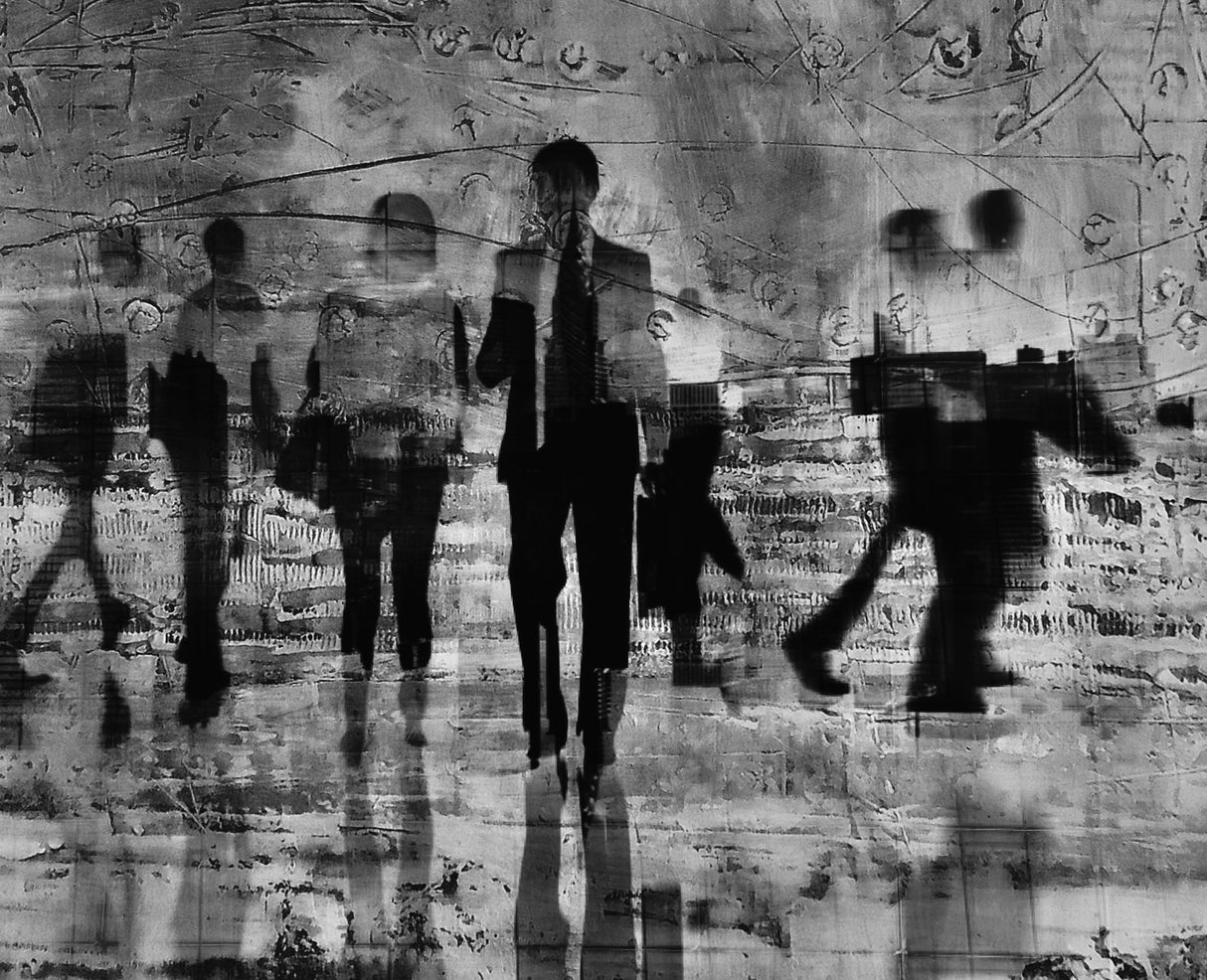 no more faces (shadows) Poster och Canvastavla