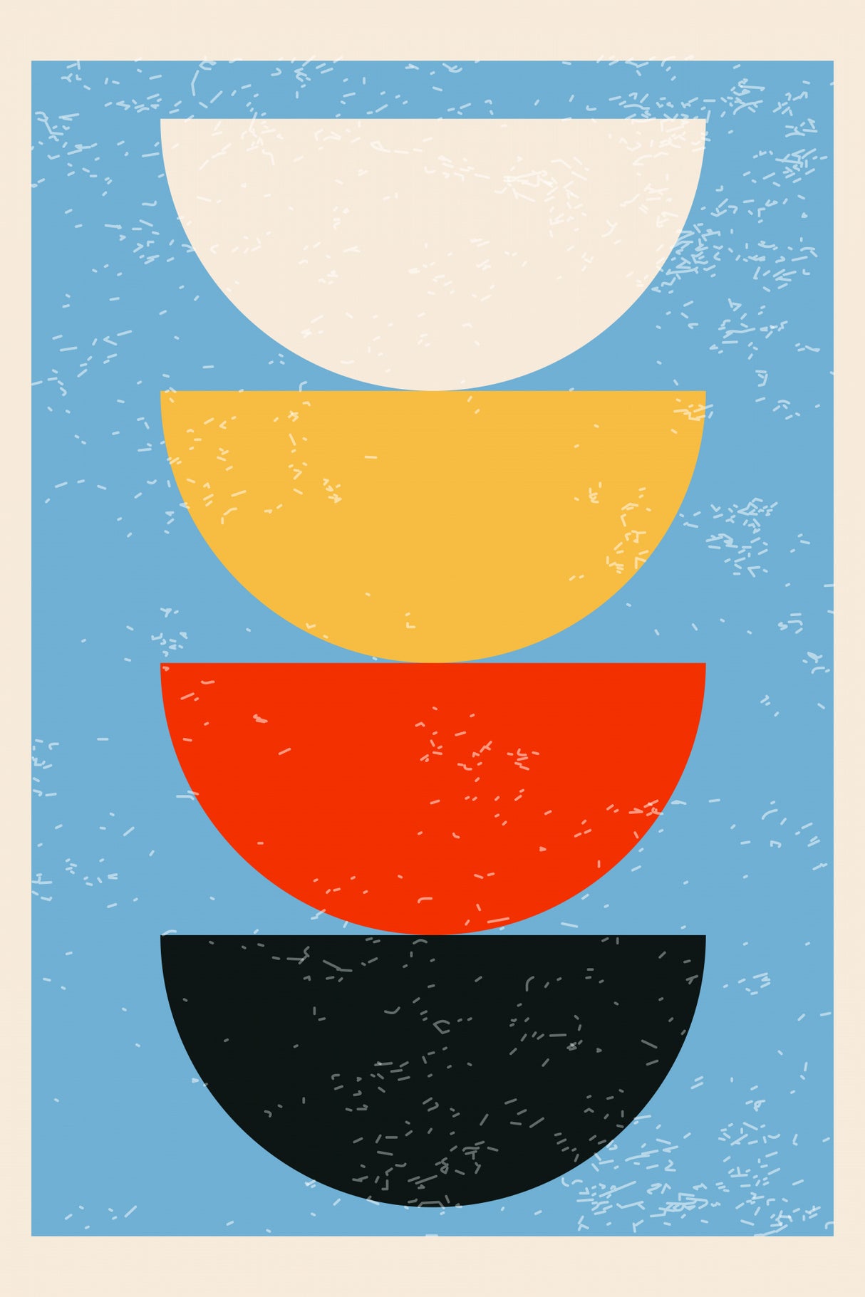 Minimal Abstract Shapes Series #21 Poster och Canvastavla