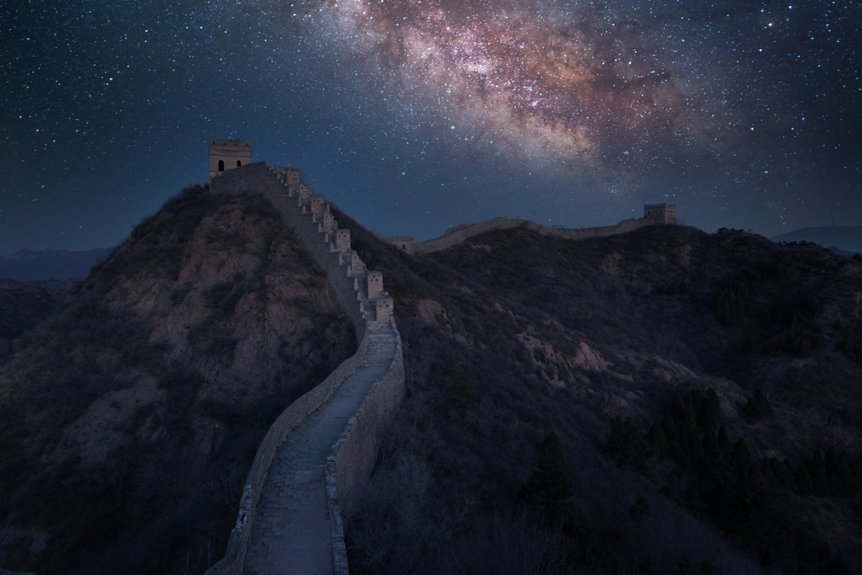 The night of the Great Wall Poster och Canvastavla
