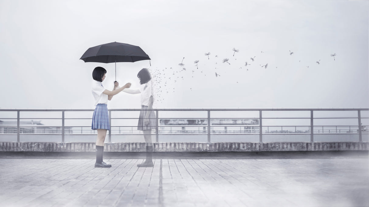alone with … Poster och Canvastavla