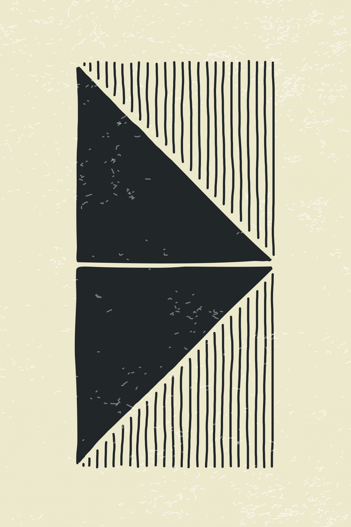 Black Triangles Series #4 Poster och Canvastavla