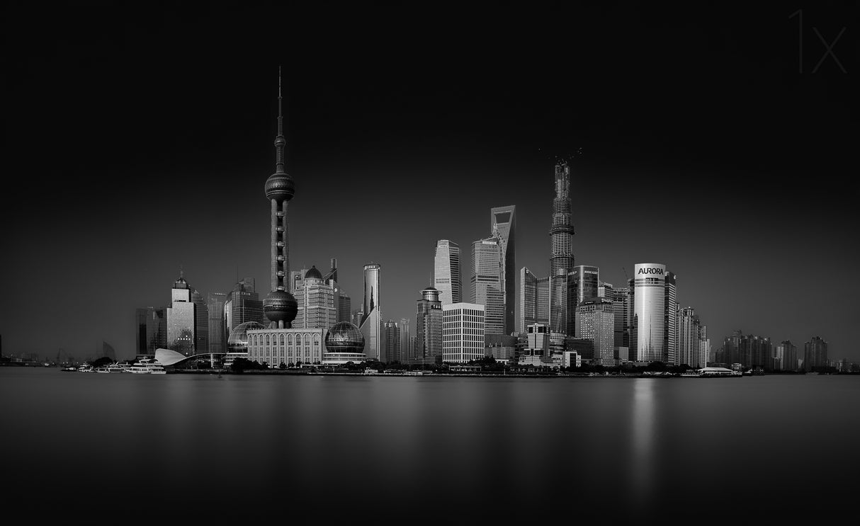 Dark Pudong Poster och Canvastavla