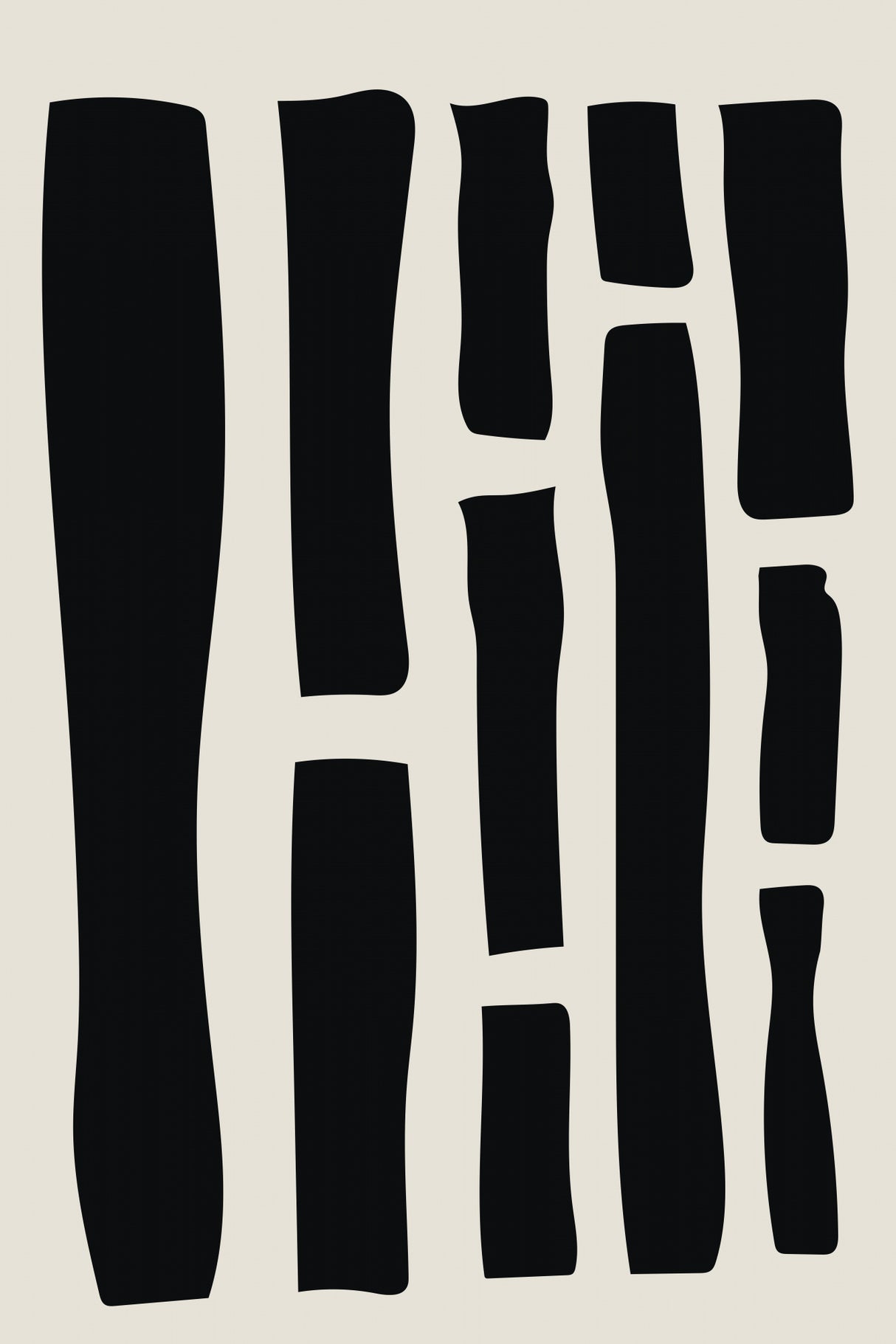Minimal Black Expression #1 Poster och Canvastavla