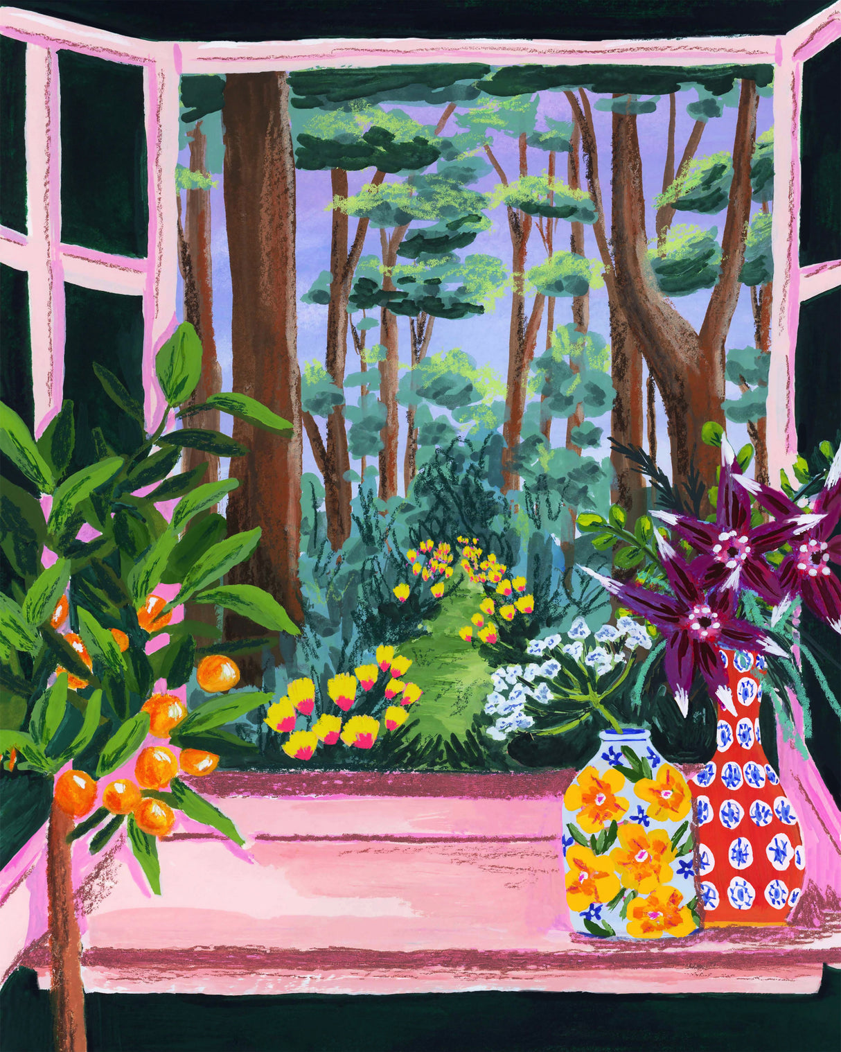 Enchanted Garden Poster och Canvastavla