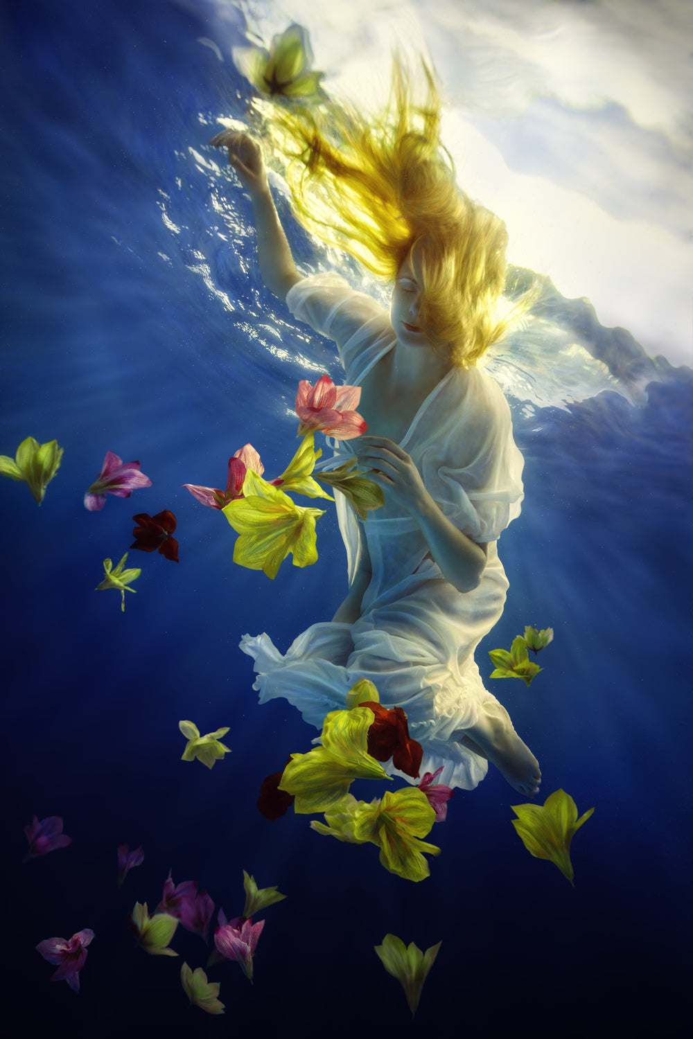 Flower Fantasy Poster och Canvastavla