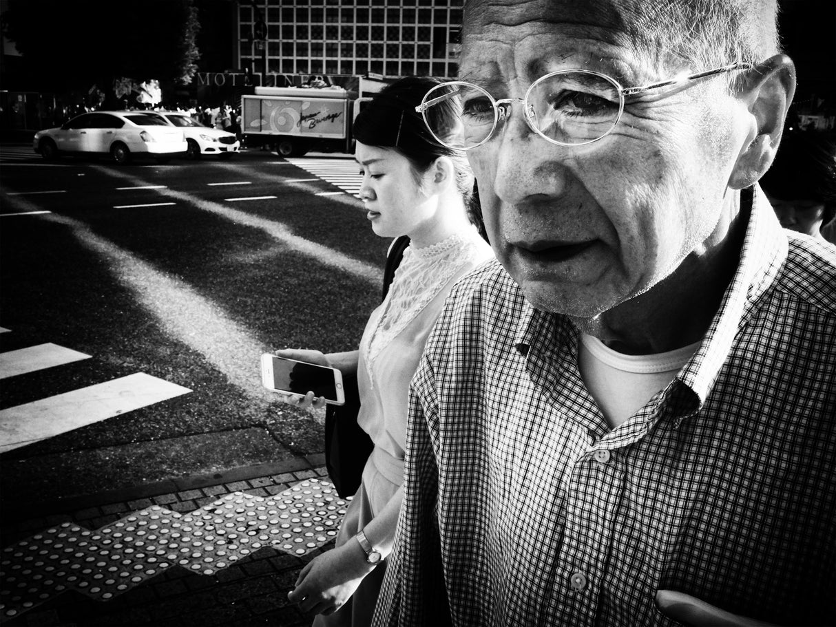 Shibuya Street - TOKYO 2016 Poster och Canvastavla