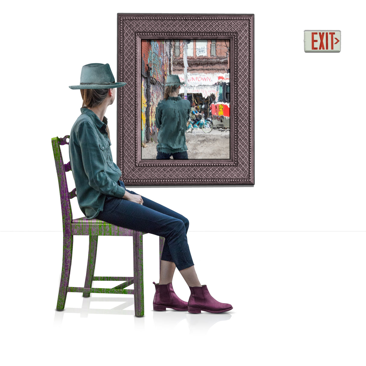 The Exit Poster och Canvastavla