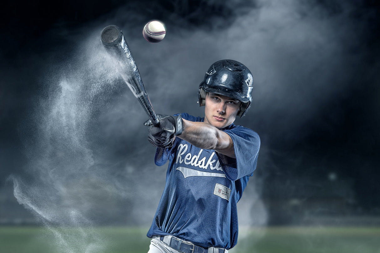 BaseballHit Poster och Canvastavla