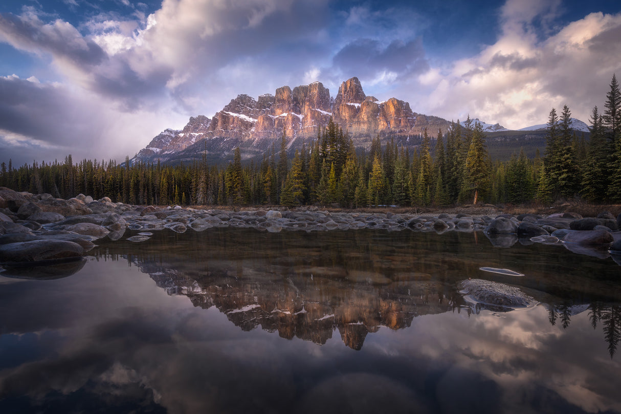 Castle Mountain Poster och Canvastavla