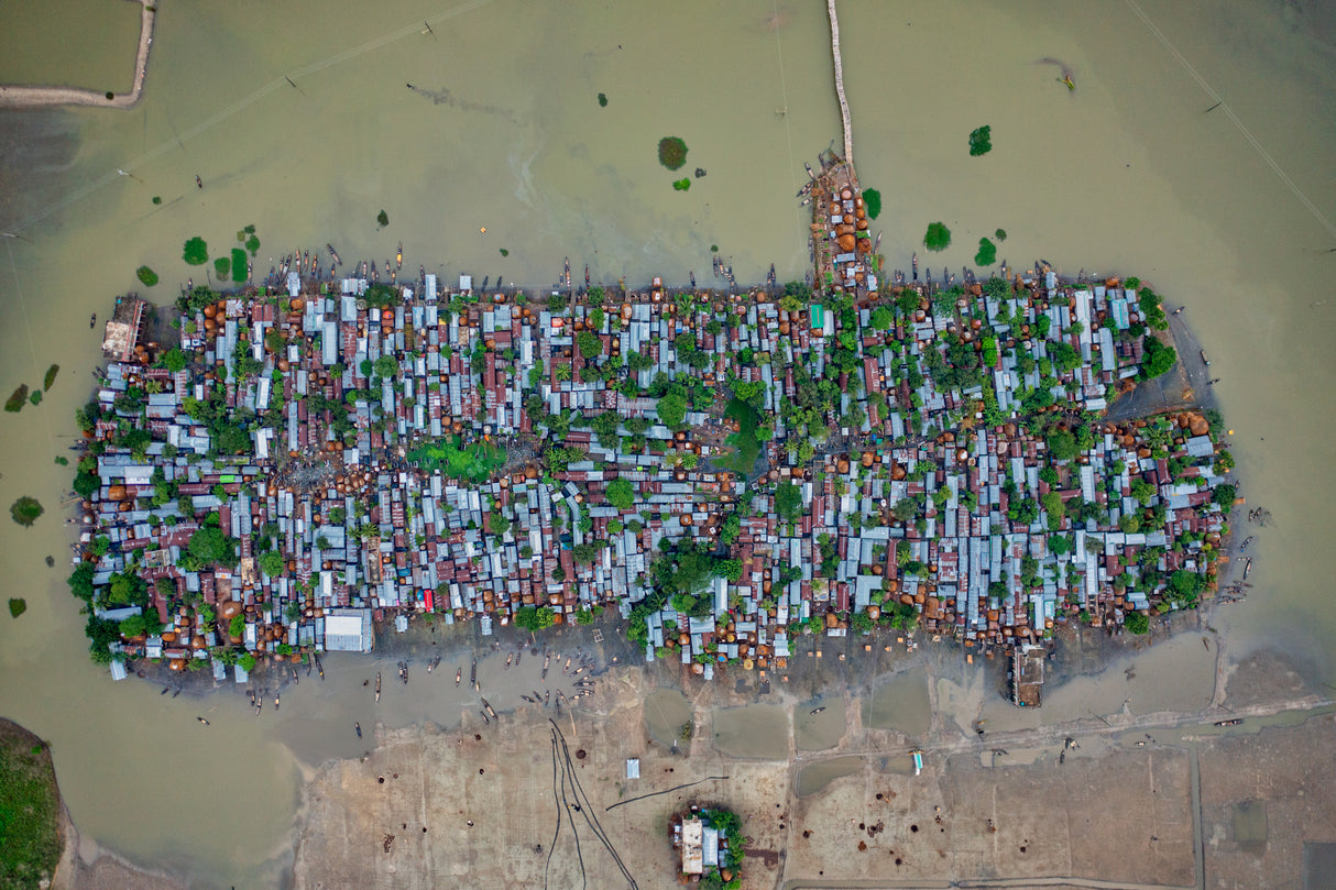 A village from above Poster och Canvastavla