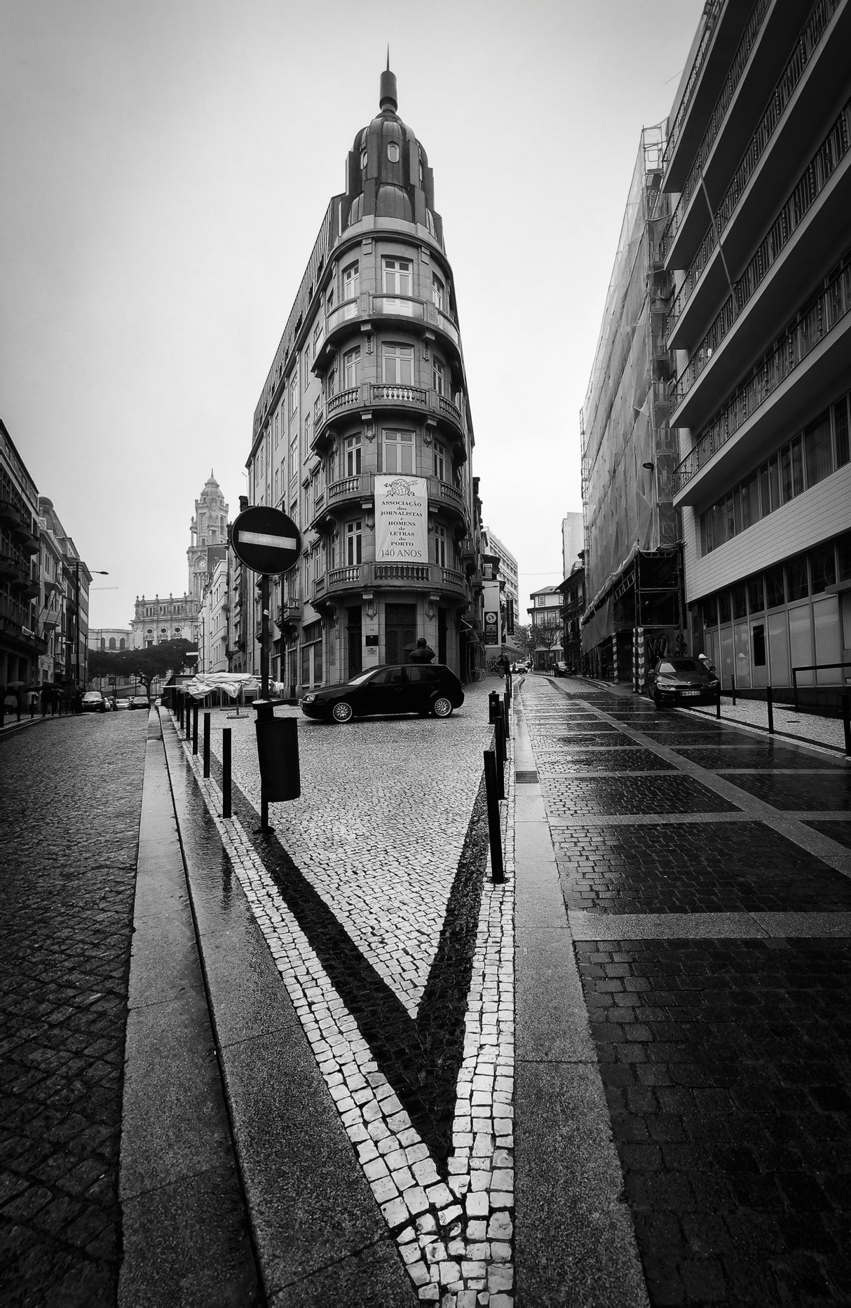 Cornor building Poster och Canvastavla