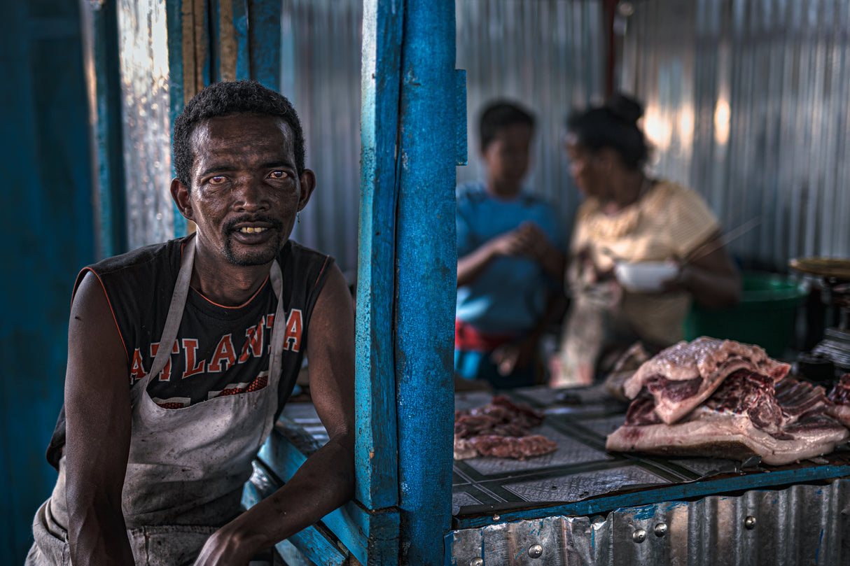 The butcher of Belo sur Tsiribina Poster och Canvastavla