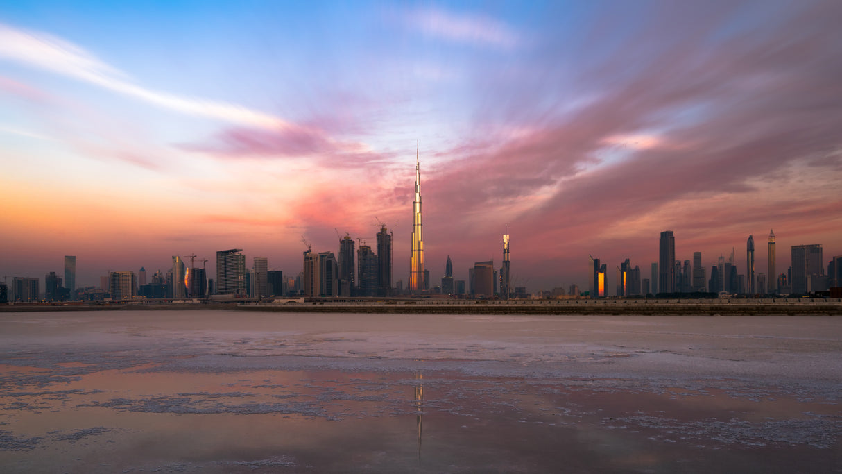 Dubai Skyline Poster och Canvastavla