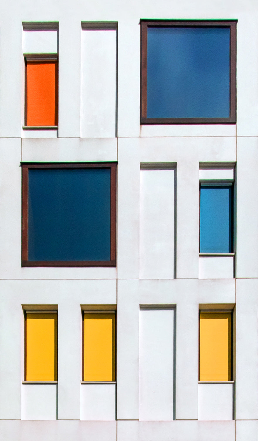 a colorful facade Poster och Canvastavla