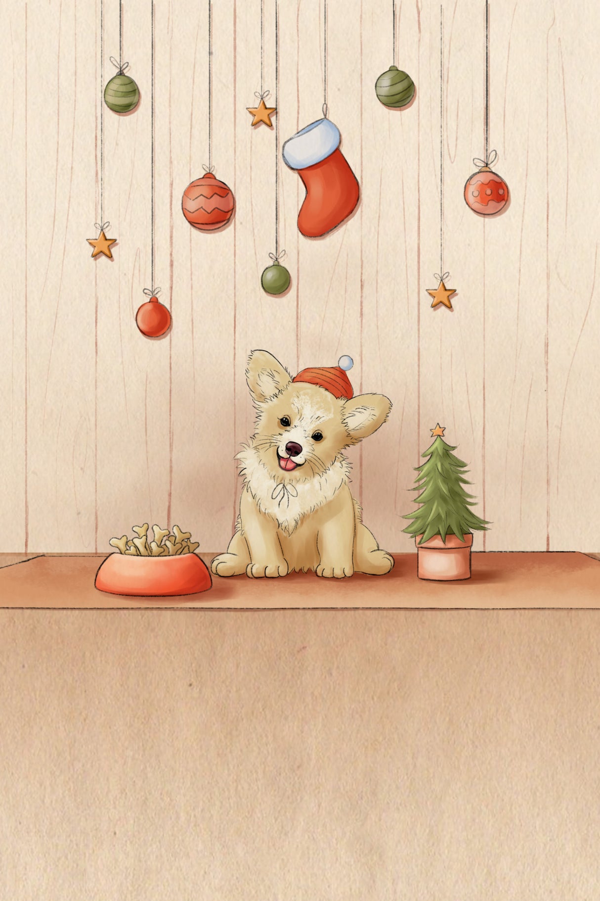Cute Dog Poster och Canvastavla