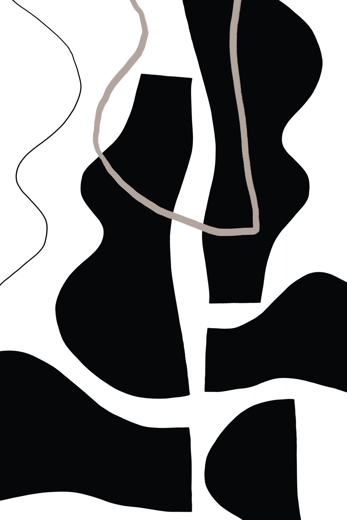 Contour Poster och Canvastavla