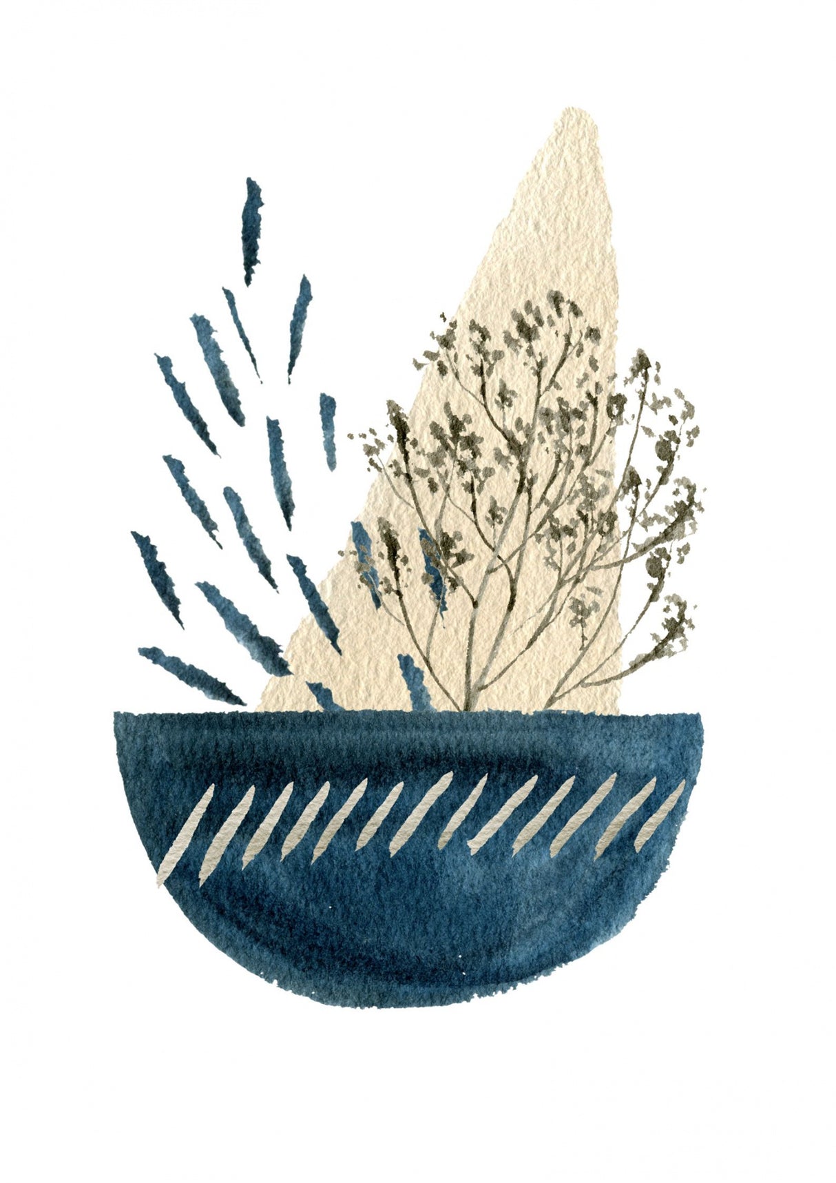 Blue Bowls 2.png Poster och Canvastavla