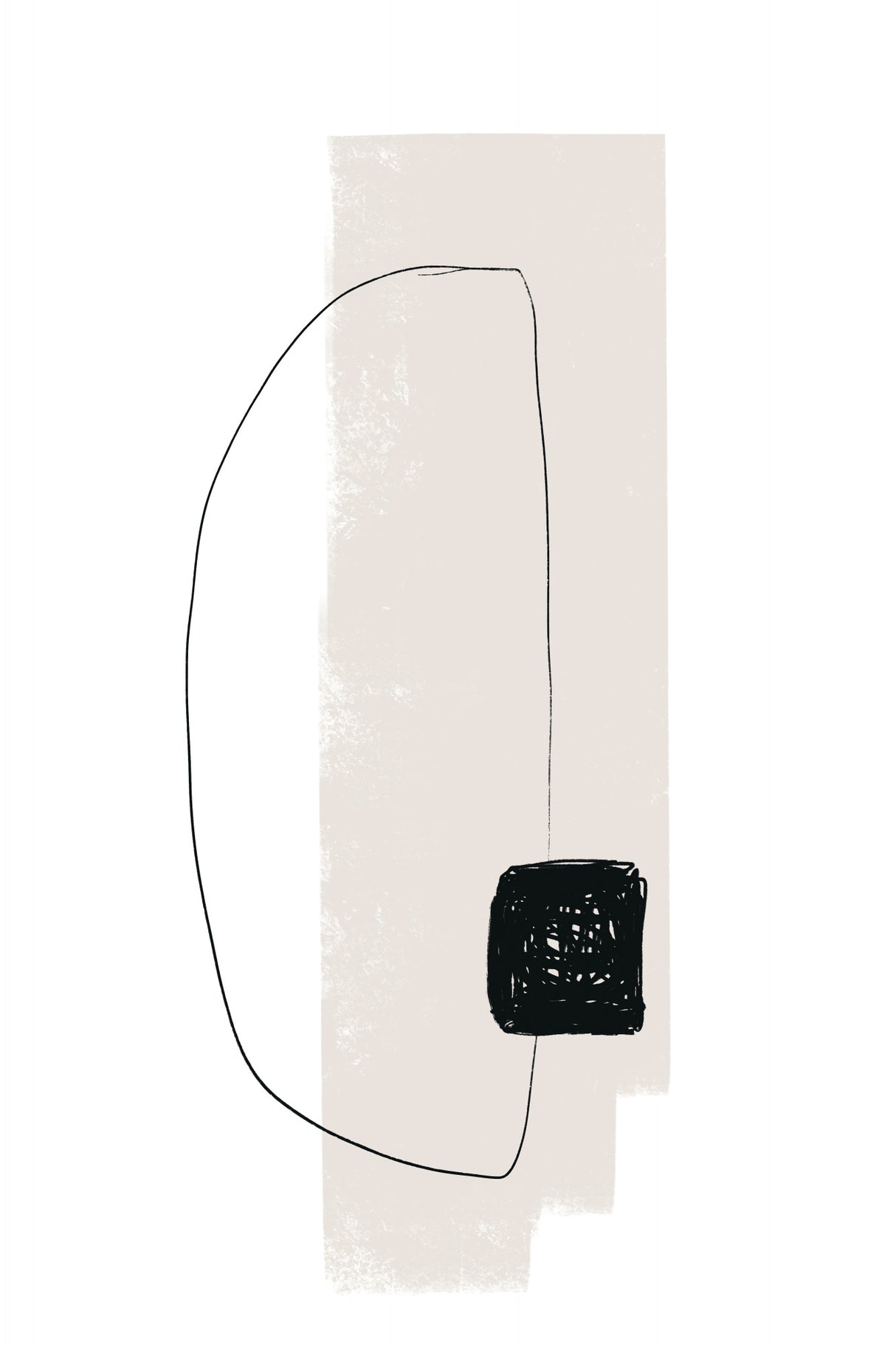 Overlap Poster och Canvastavla