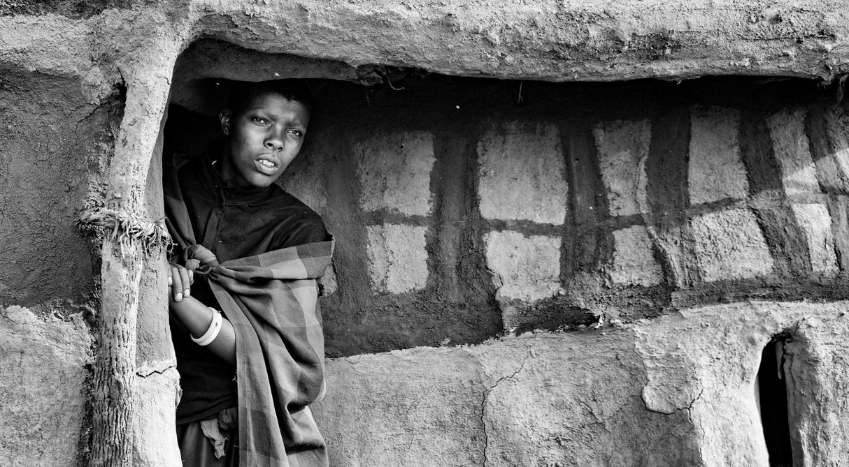 Masai lady .. Ngorongoro Tanzania Poster och Canvastavla