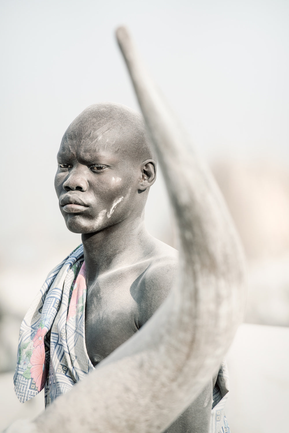 Mundari tribesman Poster och Canvastavla