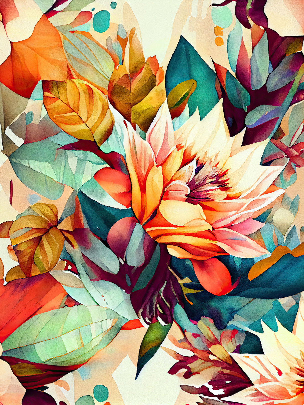 Flowers nature Poster och Canvastavla