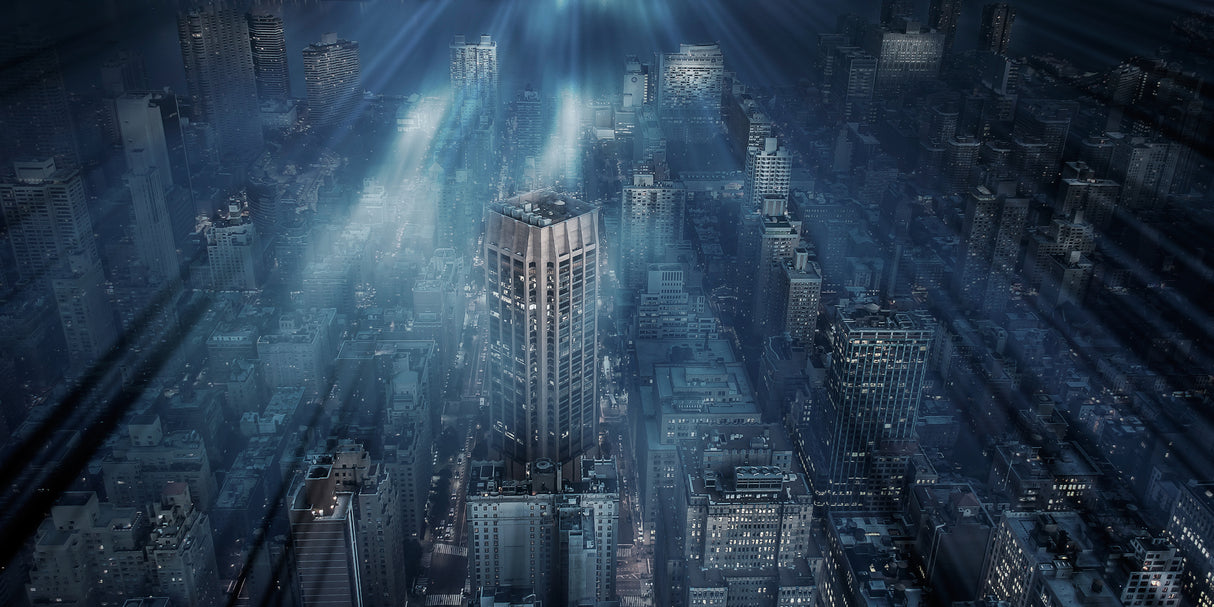 NYC blue impact Poster och Canvastavla