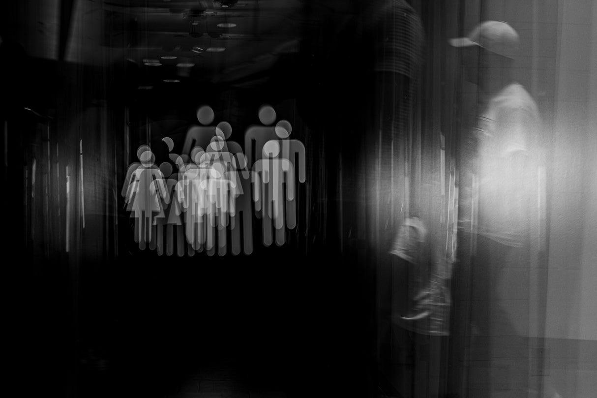 abstract people Poster och Canvastavla