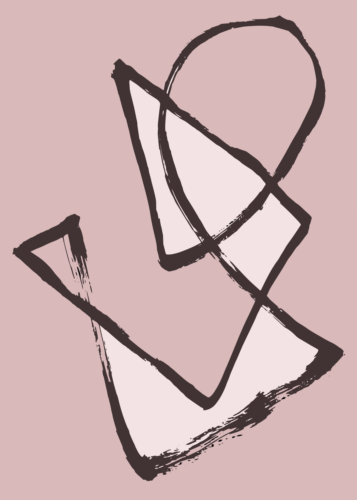 Abstract Shapes Poster och Canvastavla