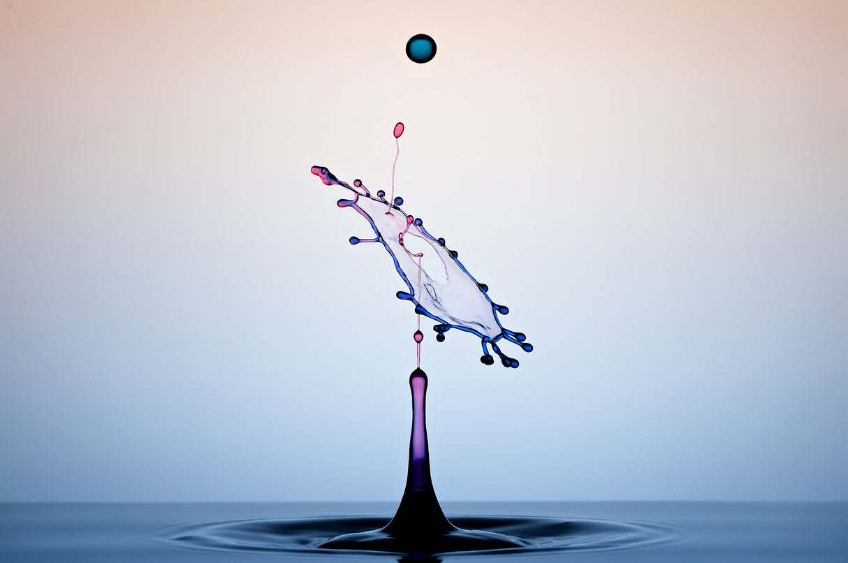 Color Water Art Poster och Canvastavla
