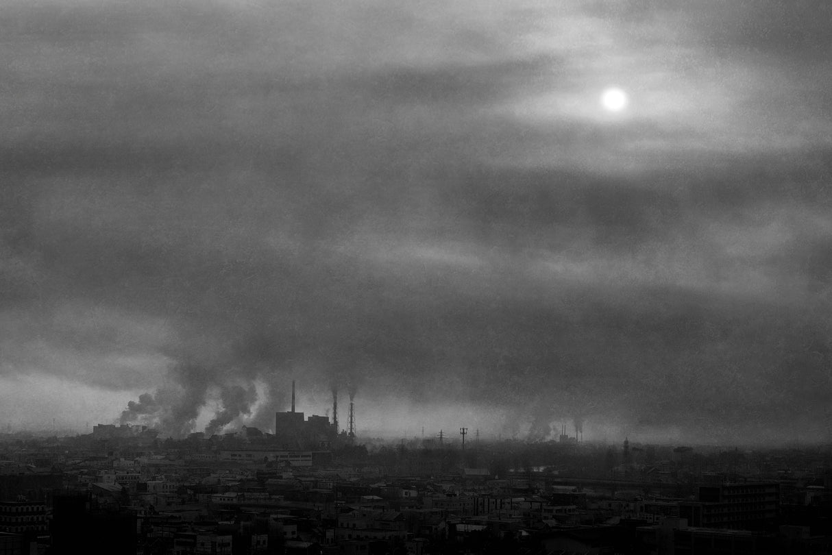 In the gray city Poster och Canvastavla