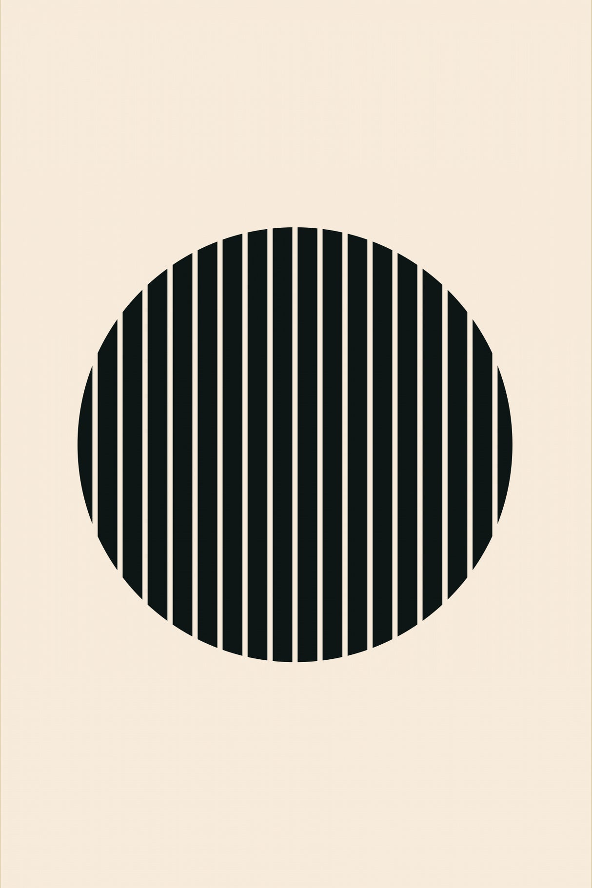 Minimal Circle Vibes #3 Poster och Canvastavla