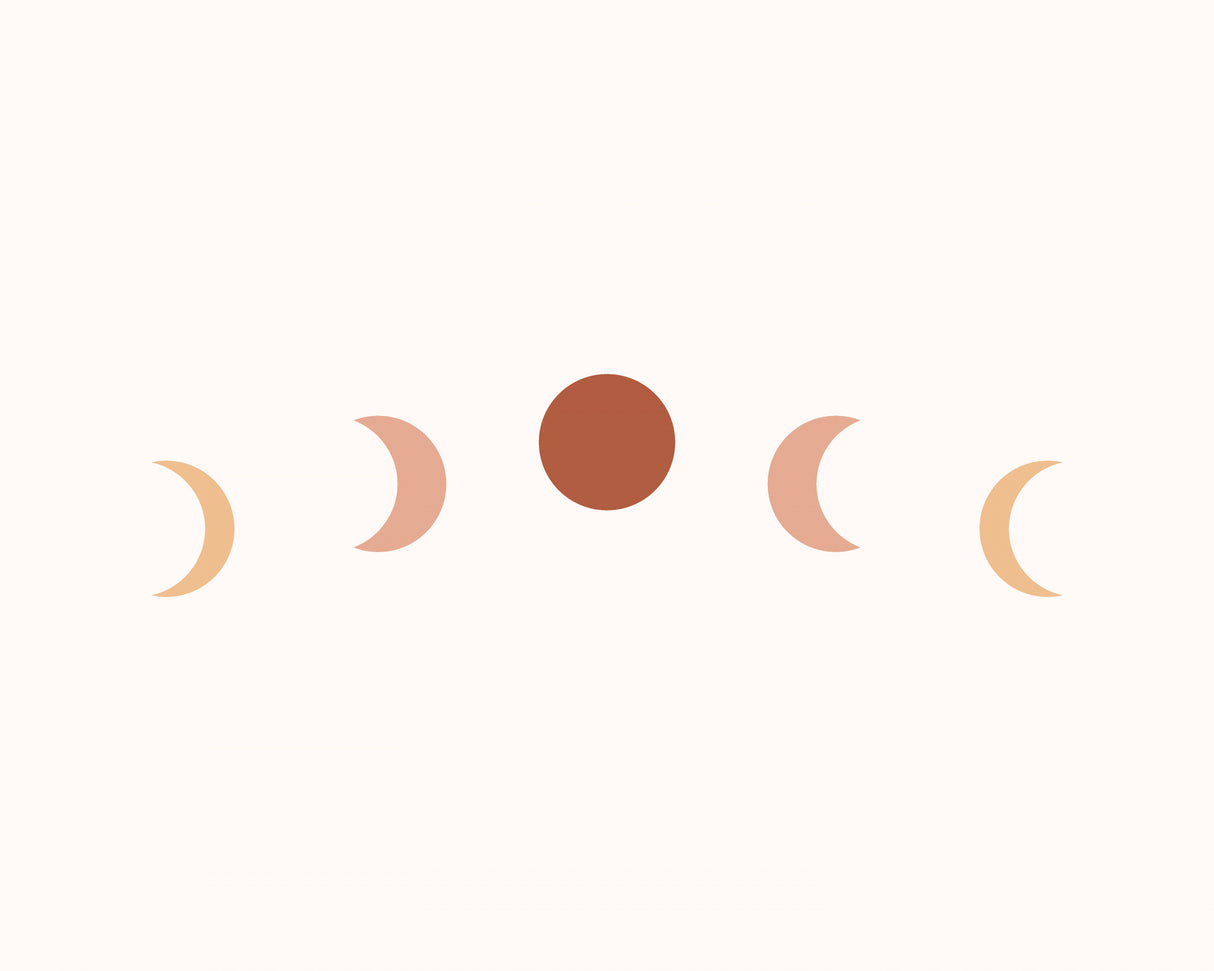 Moonphase No2 Poster och Canvastavla