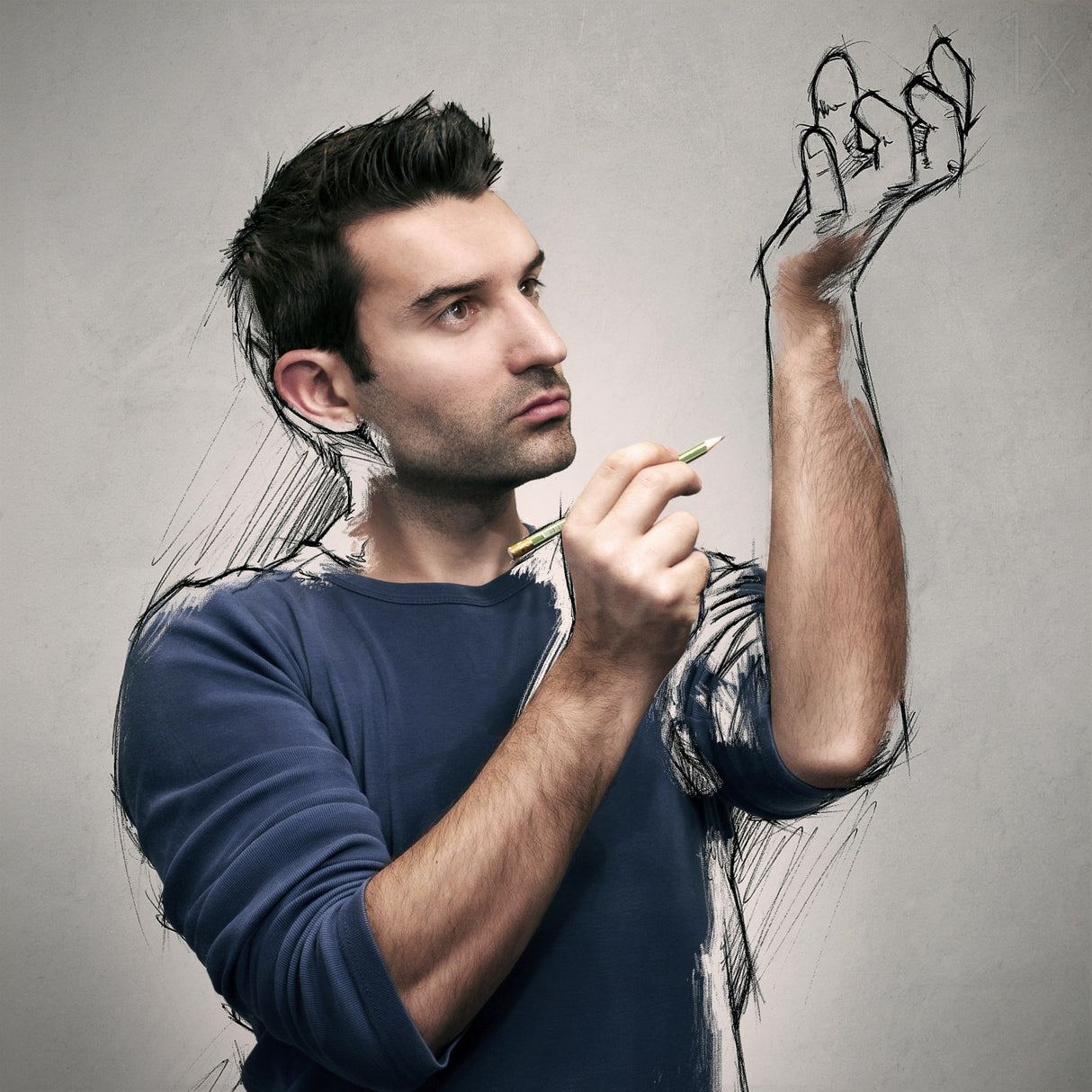 The power of the sketch Poster och Canvastavla