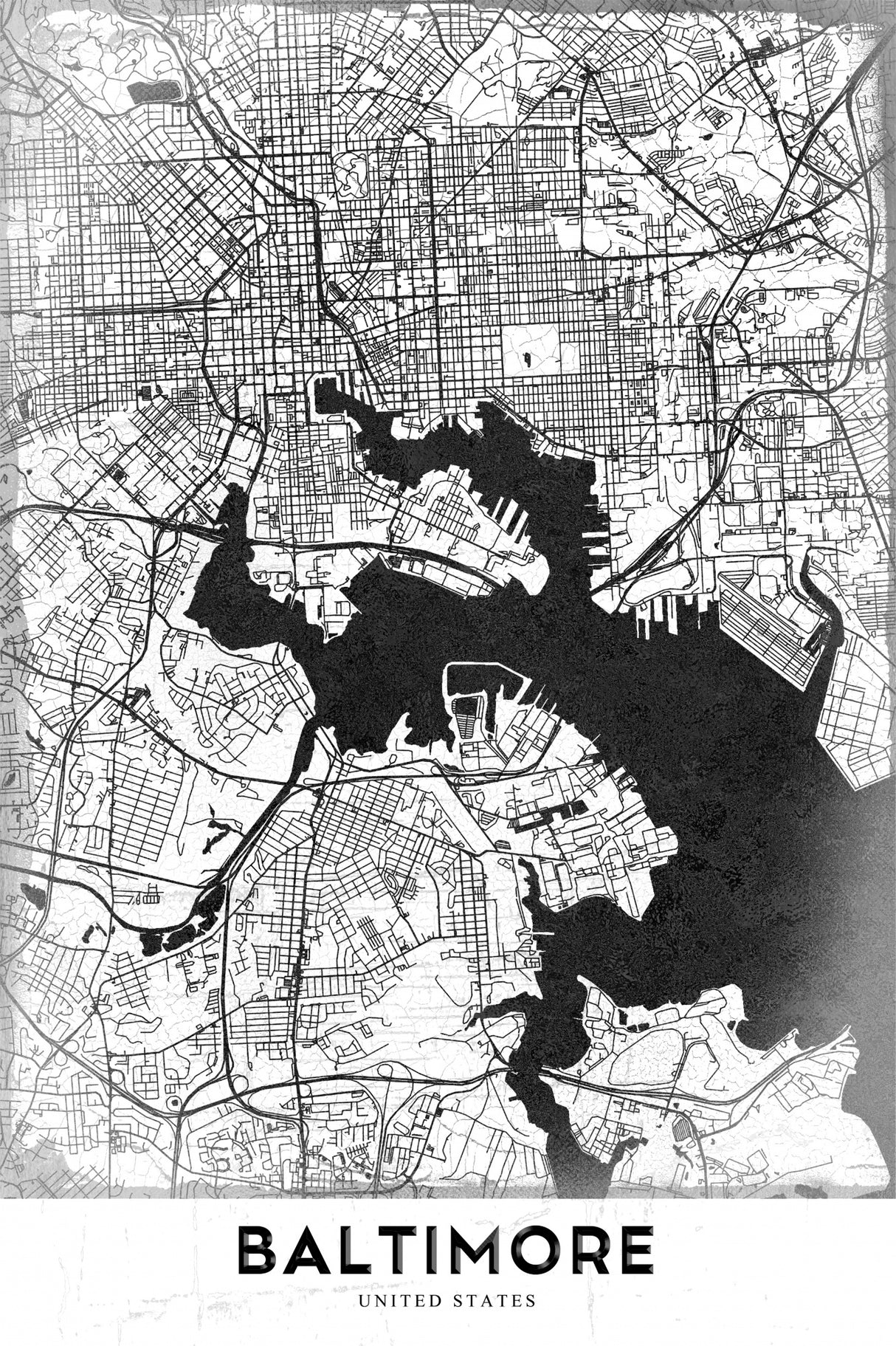 Baltimore Poster och Canvastavla