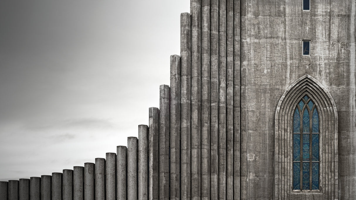 Hallgrímskirkju Reykjavík Poster och Canvastavla