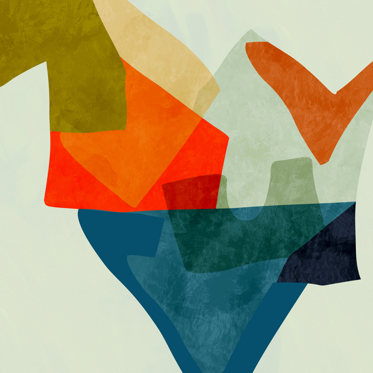 Shapes&lines5 Kopie Poster och Canvastavla